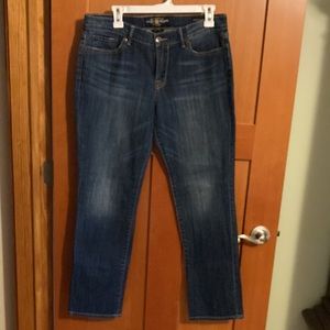 Lucky Brand Sweet’N Straight Jeans, size 10/30 Ankle, Medium Dark Wash, EUC!